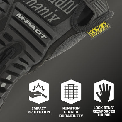 Mechanix M-Pact Workshop Gloves Covert Black