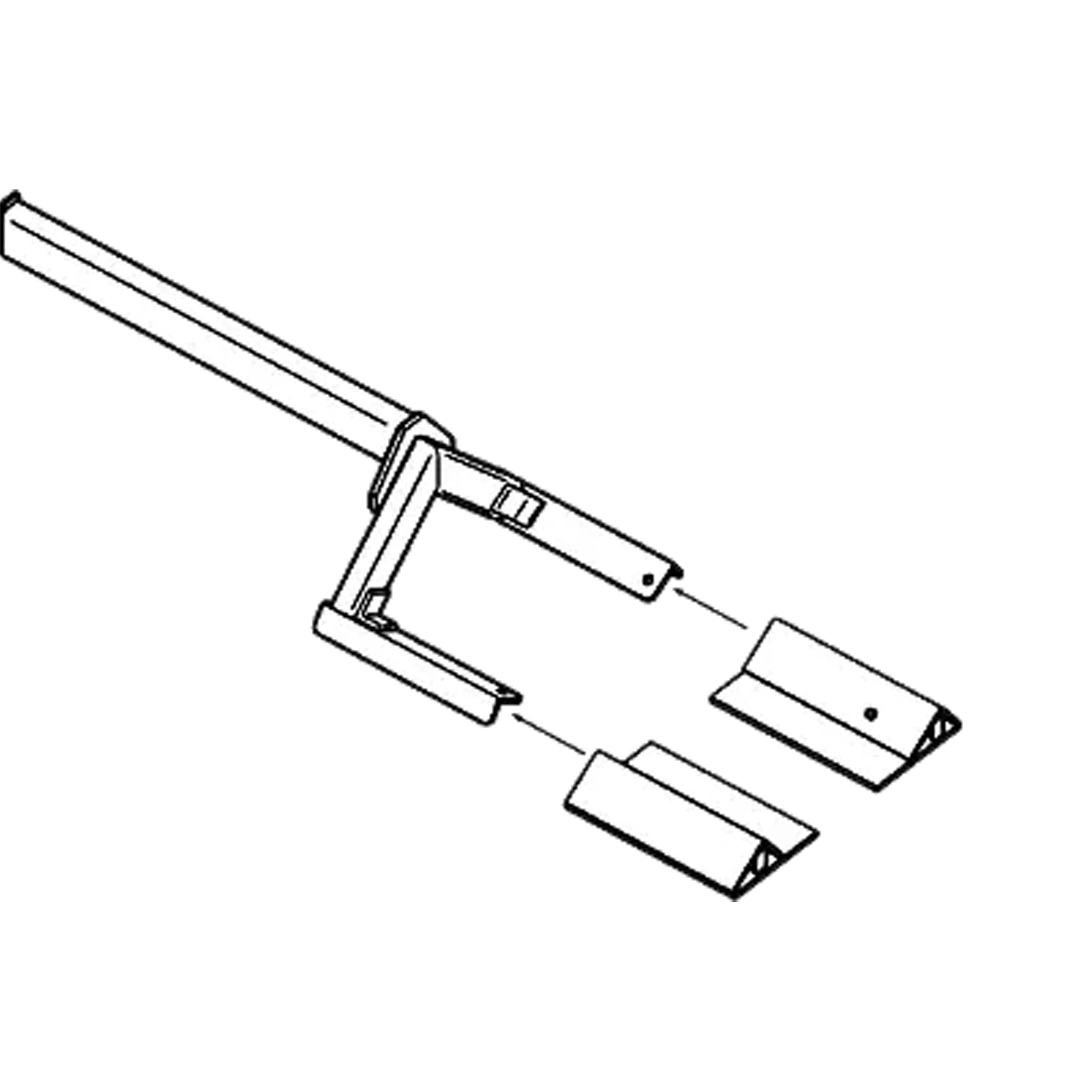Rotary TLO7 2300kg Turf Equipment 2 Post Lift