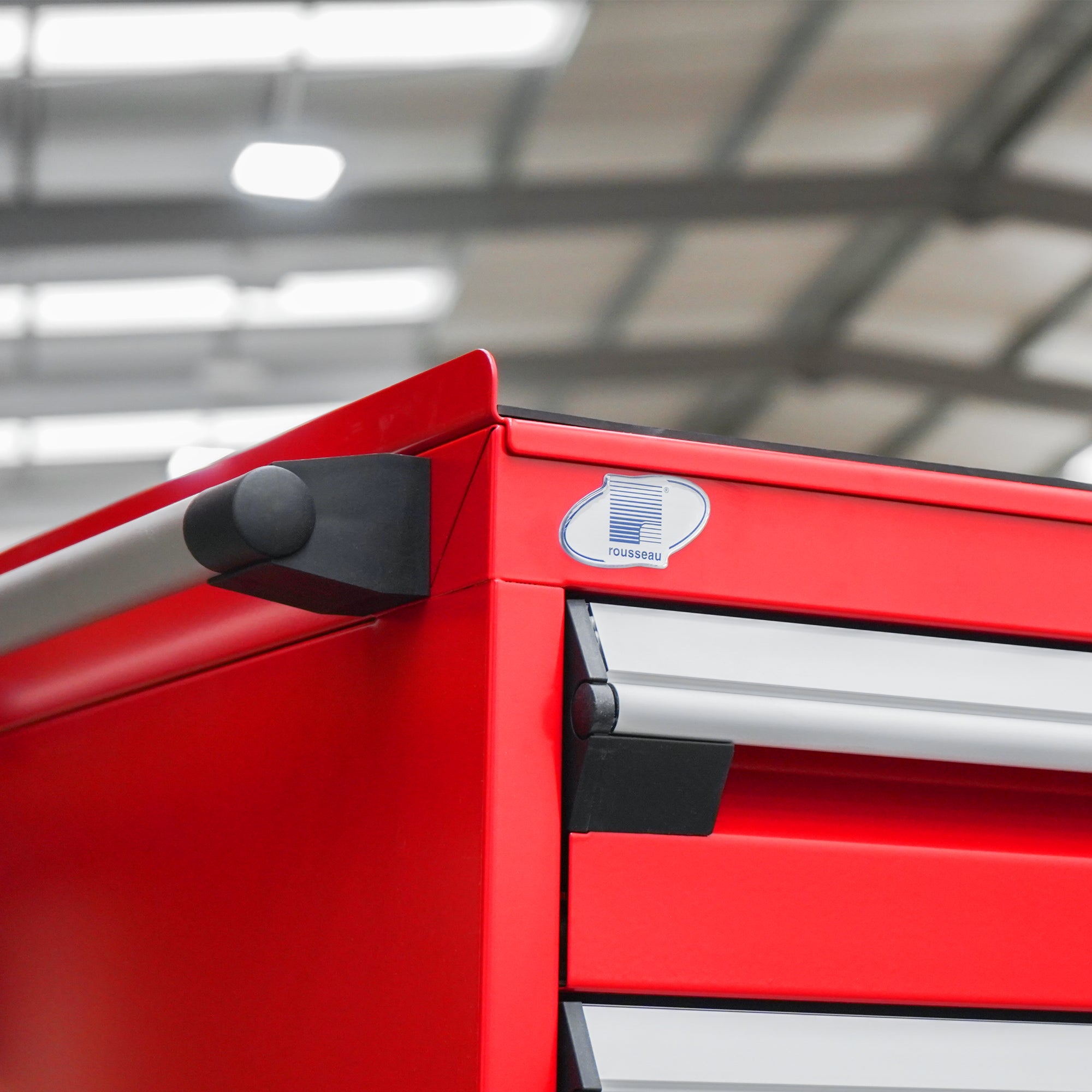 Rousseau Mobile 7 Drawer 48 Inch Red Toolbox