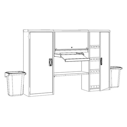 Rousseau Wall Mounted Double Valet Station