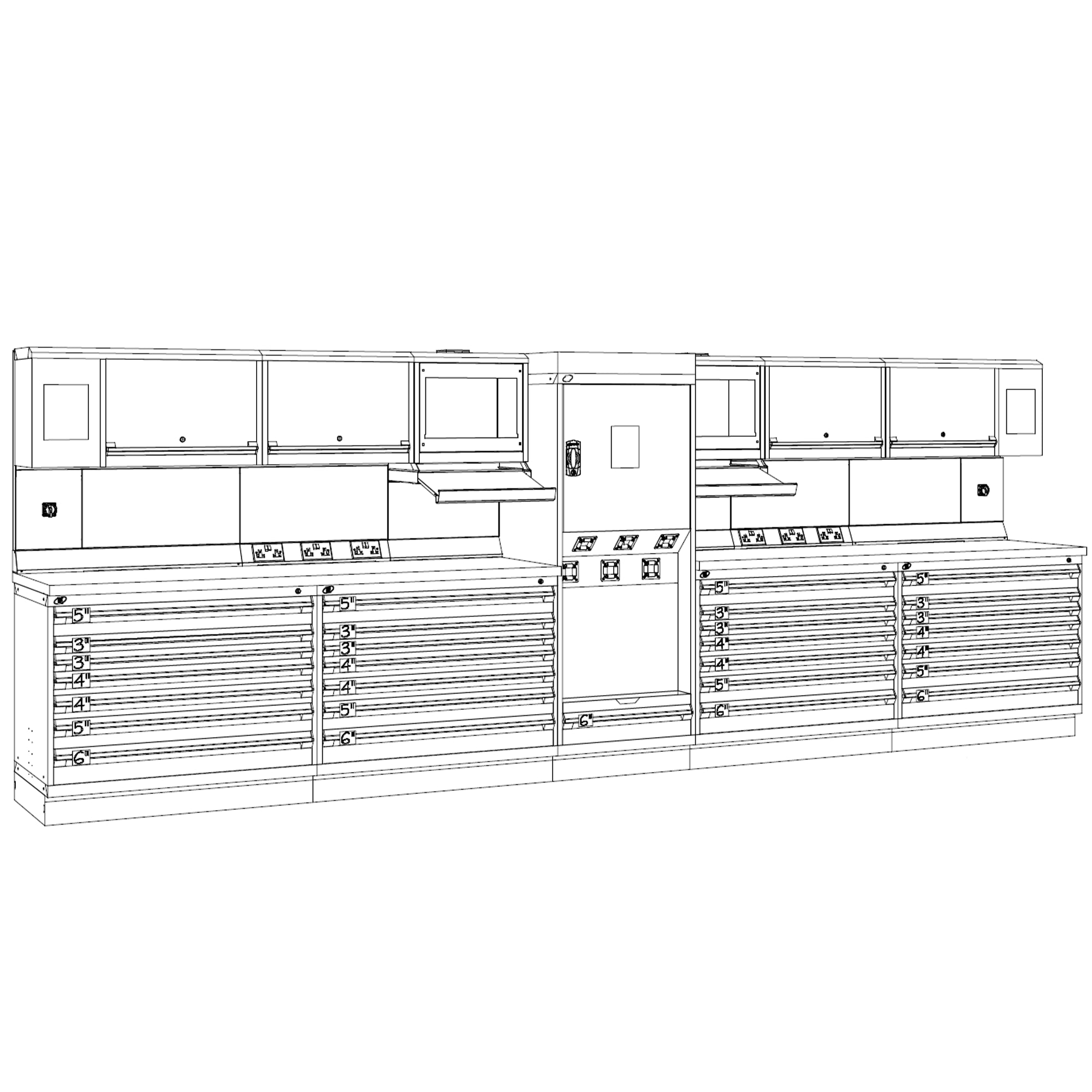 Rousseau Dual Shift Double Workstation