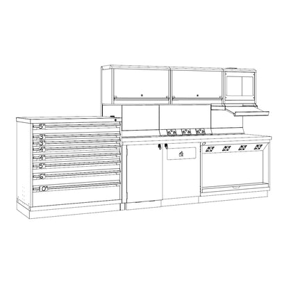Rousseau Single GT Workstation with PC