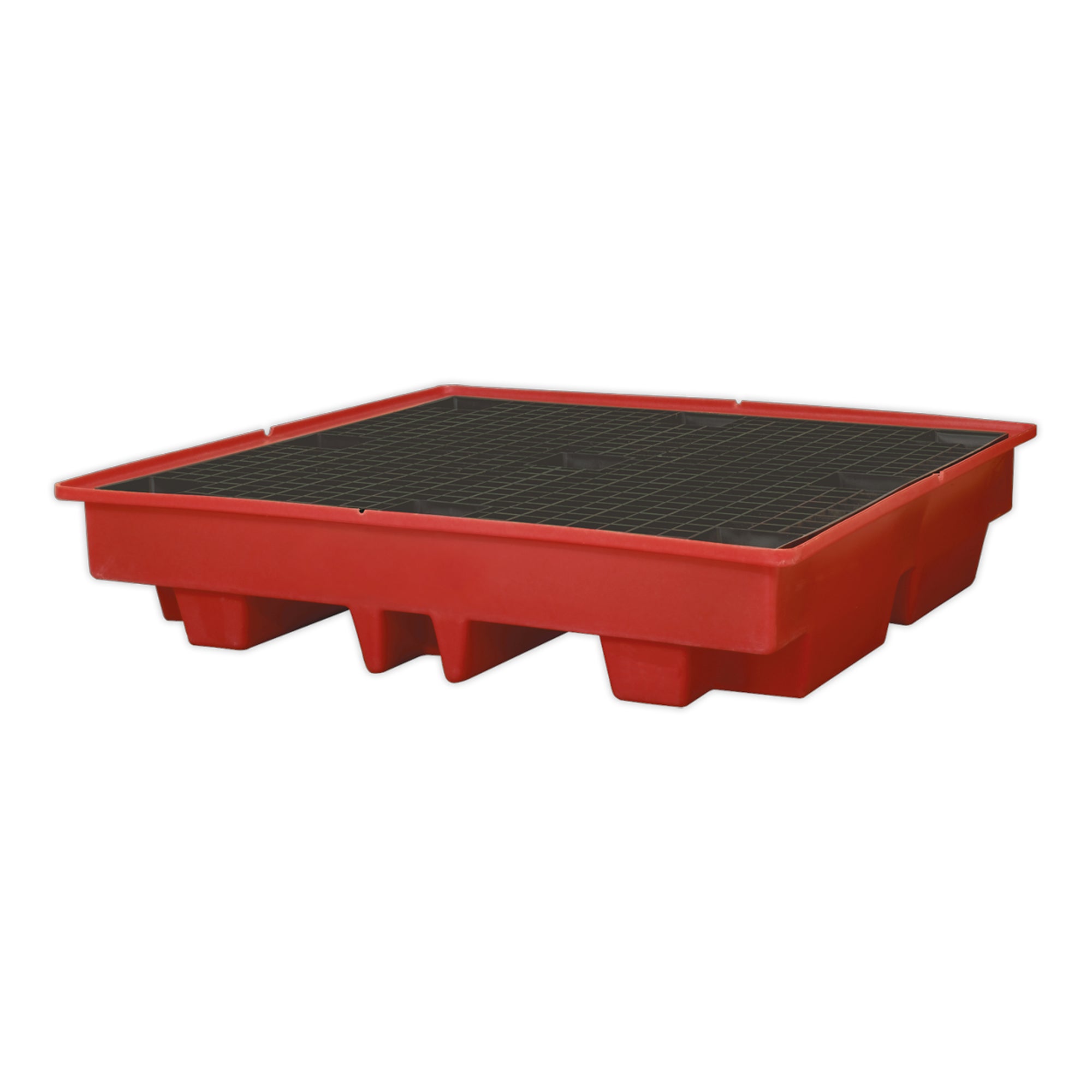 Polyethylene 4 Oil Drum Bund Spill Tray 1280 x 1280 x 275mm