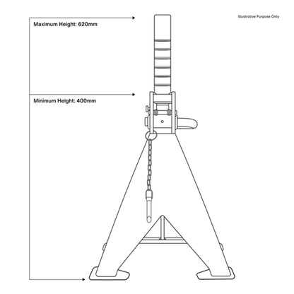 Auto-Rise 5.0T Axle Stands