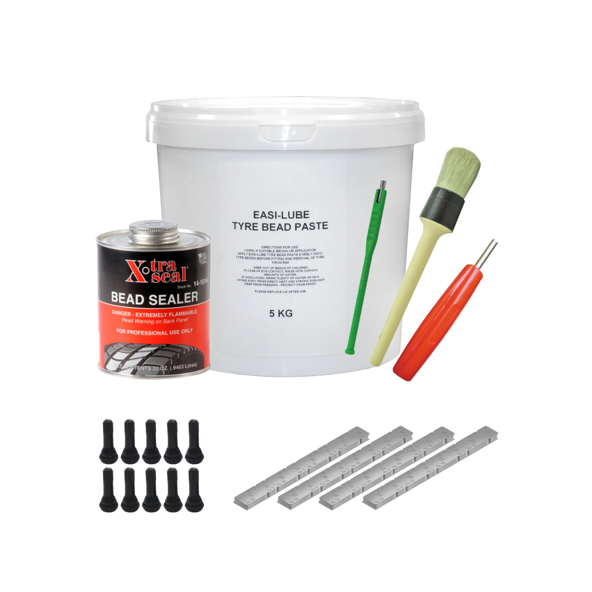 Tyre Fitting & Wheel Balancing Consumable Kit