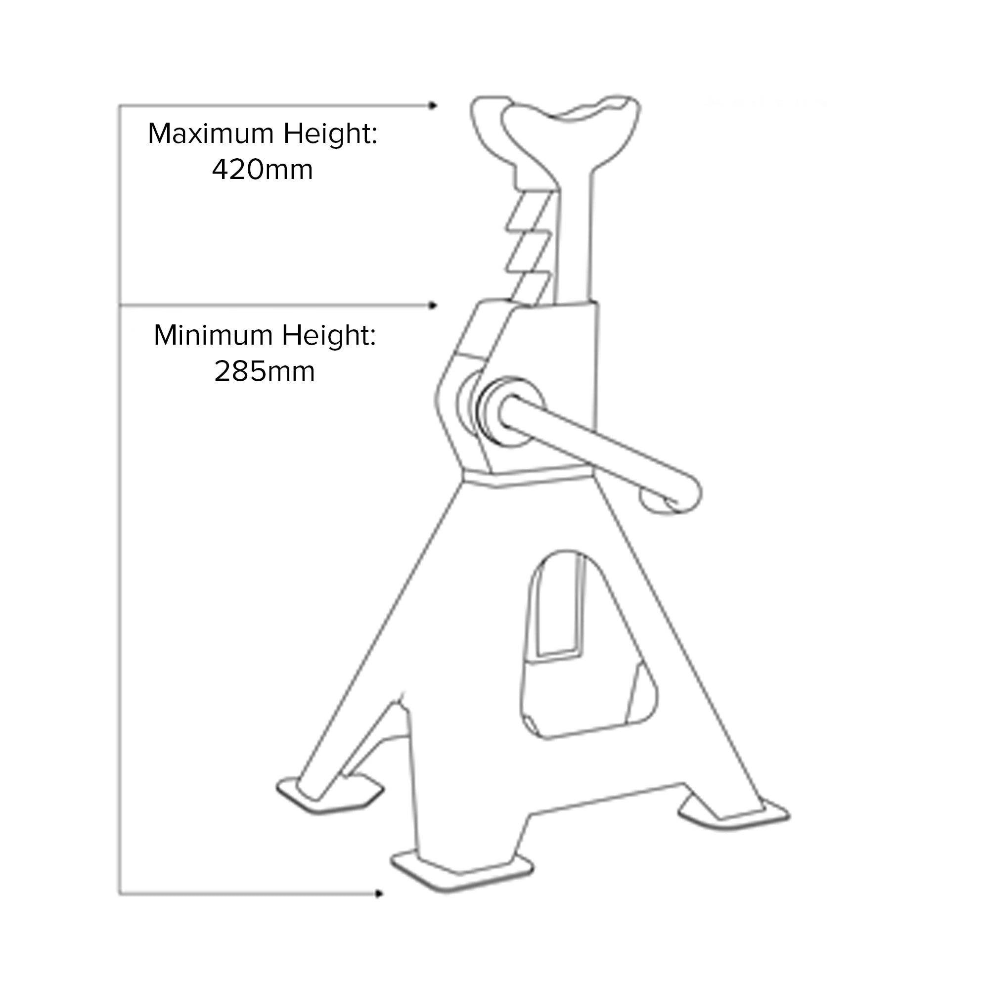 Ratchet 3.0T Axle Stands