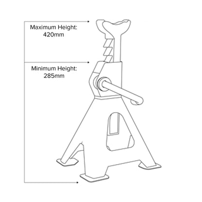 Ratchet 3.0T Axle Stands