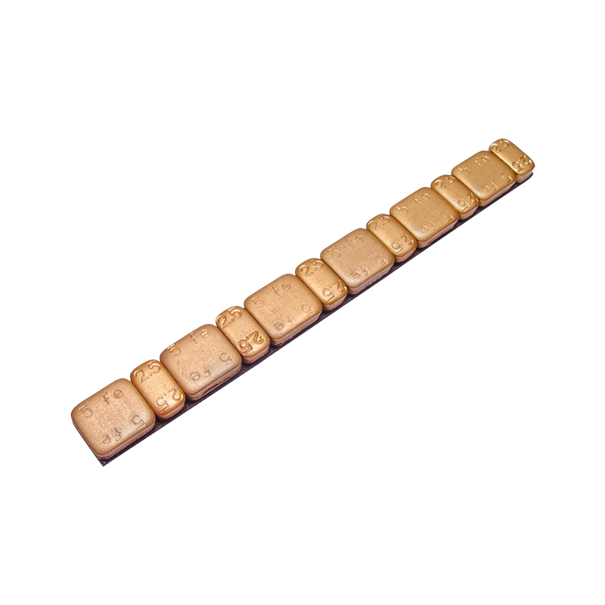 Gold Adhesive Wheel Weights 45g