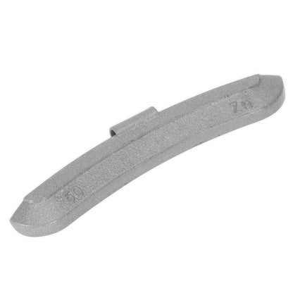 Zinc Plated Hammer-On Steel Wheel Weights